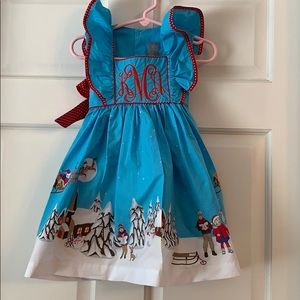 Monogram KMA Eleanor Rose winter/Christmas dress